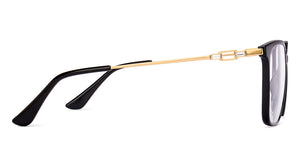 Black Square Full Rim Unisex Eyeglasses by Lenskart Air-220236