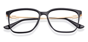 Black Square Full Rim Unisex Eyeglasses by Lenskart Air-220236
