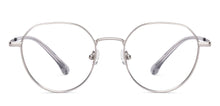 Load image into Gallery viewer, Silver Round Full Rim Unisex Eyeglasses by Lenskart Air-220238