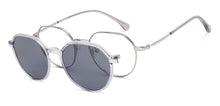 Load image into Gallery viewer, Silver Round Full Rim Unisex Eyeglasses by Lenskart Air-220238
