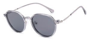 Silver Round Full Rim Unisex Eyeglasses by Lenskart Air-220238