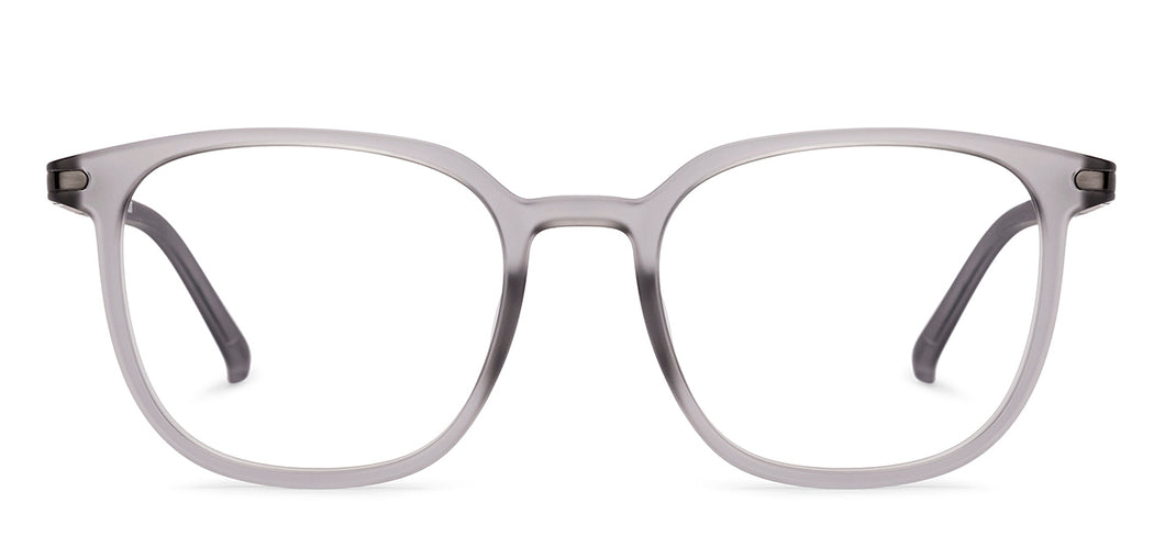 Grey Square Full Rim Unisex Eyeglasses by Lenskart Air-226518