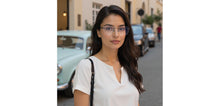 Load image into Gallery viewer, Dark Grey Rectangle Rimless Unisex Eyeglasses by Lenskart Air-228631