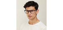 Load image into Gallery viewer, Black Rectangle Full Rim Unisex Eyeglasses by Lenskart Air-230543