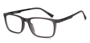 Black Rectangle Full Rim Unisex Eyeglasses by Lenskart Air-230543