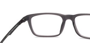 Black Rectangle Full Rim Unisex Eyeglasses by Lenskart Air-230543