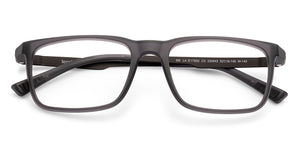 Black Rectangle Full Rim Unisex Eyeglasses by Lenskart Air-230543