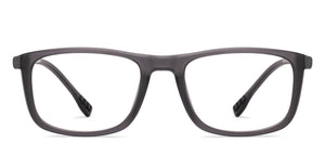 Black Rectangle Full Rim Unisex Eyeglasses by Lenskart Air-230544