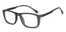 Load image into Gallery viewer, Black Rectangle Full Rim Unisex Eyeglasses by Lenskart Air-230544