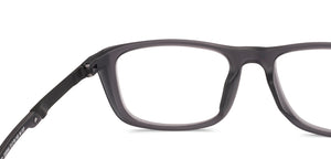 Black Rectangle Full Rim Unisex Eyeglasses by Lenskart Air-230544