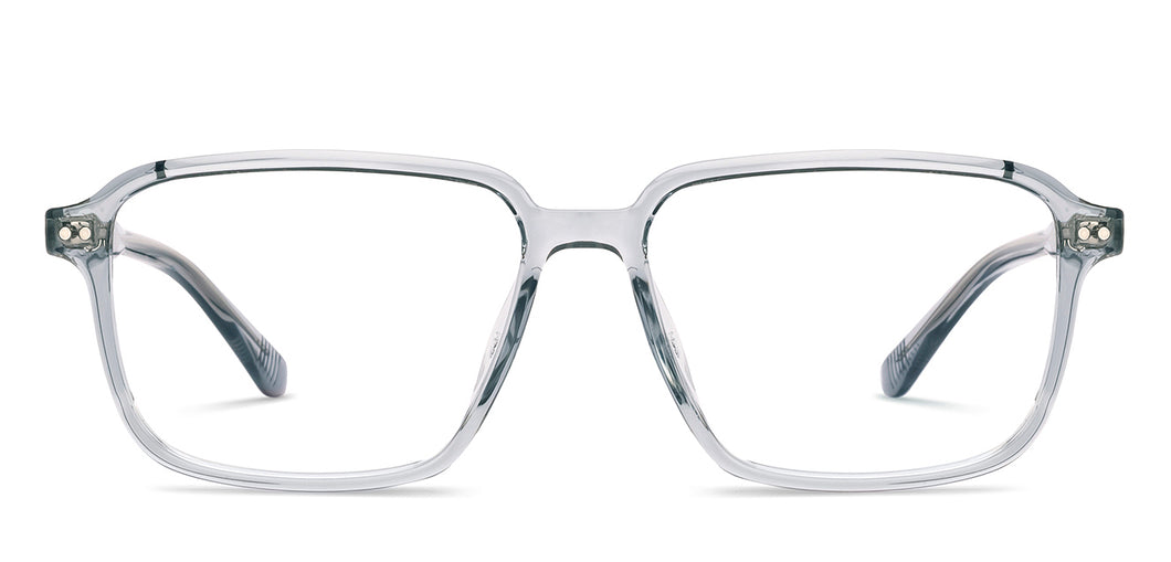 Grey Square Full Rim Unisex Eyeglasses by Lenskart Air-231968