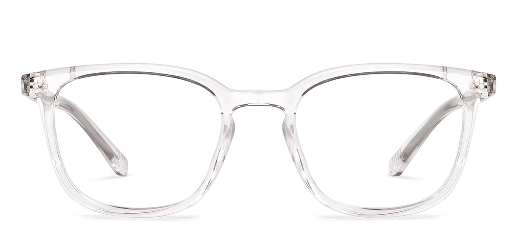 Transparent Square Full Rim Unisex Eyeglasses by Lenskart Air-231963