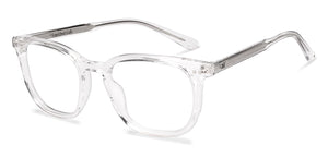 Transparent Square Full Rim Unisex Eyeglasses by Lenskart Air-231963