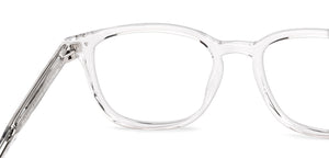Transparent Square Full Rim Unisex Eyeglasses by Lenskart Air-231963