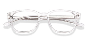 Transparent Square Full Rim Unisex Eyeglasses by Lenskart Air-231963