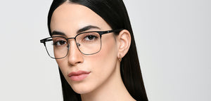 Black Square Full Rim Unisex Eyeglasses by Lenskart Air-221875