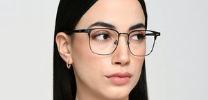 Black Square Full Rim Unisex Eyeglasses by Lenskart Air-221875