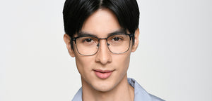 Black Square Full Rim Unisex Eyeglasses by Lenskart Air-221875