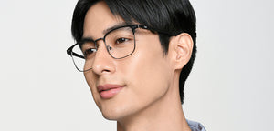 Black Square Full Rim Unisex Eyeglasses by Lenskart Air-221875