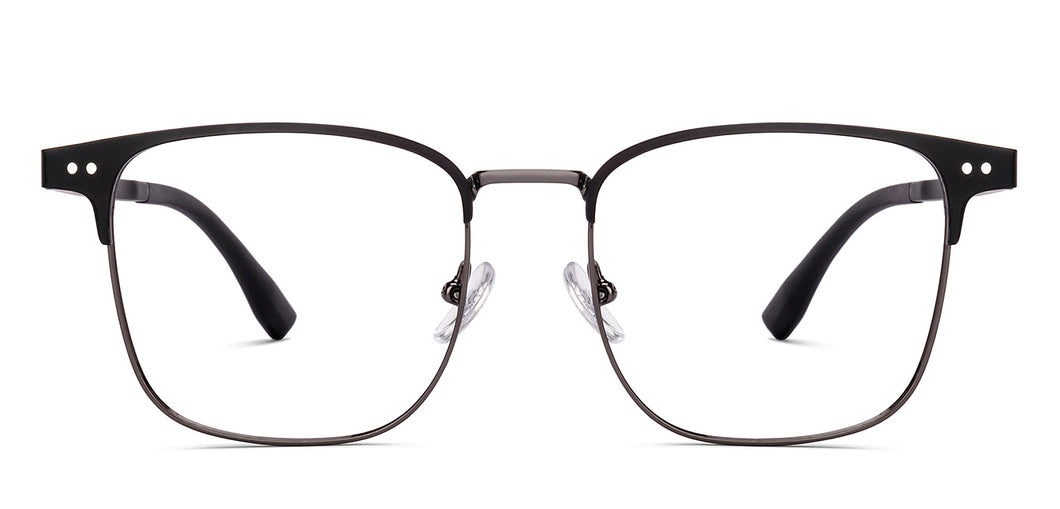 Black Square Full Rim Unisex Eyeglasses by Lenskart Air-221875