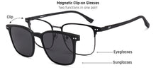 Load image into Gallery viewer, Black Square Full Rim Unisex Eyeglasses by Lenskart Air-221875