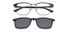 Load image into Gallery viewer, Black Square Full Rim Unisex Eyeglasses by Lenskart Air-221875