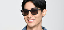 Load image into Gallery viewer, Matte Light Grey Rectangle Full Rim Unisex Eyeglasses by Lenskart Air-221876