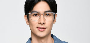 Matte Light Grey Rectangle Full Rim Unisex Eyeglasses by Lenskart Air-221876