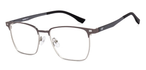 Matte Light Grey Rectangle Full Rim Unisex Eyeglasses by Lenskart Air-221876