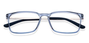 Transparent Rectangle Full Rim Unisex Eyeglasses by Lenskart Air-222133