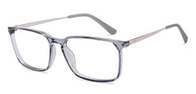 Load image into Gallery viewer, Transparent Rectangle Full Rim Unisex Eyeglasses by Lenskart Air-222134