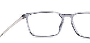 Transparent Rectangle Full Rim Unisex Eyeglasses by Lenskart Air-222134