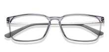 Load image into Gallery viewer, Transparent Rectangle Full Rim Unisex Eyeglasses by Lenskart Air-222134