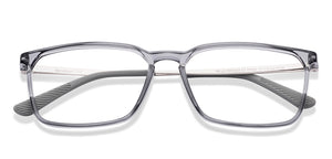 Transparent Rectangle Full Rim Unisex Eyeglasses by Lenskart Air-222134