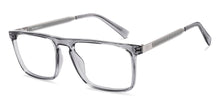 Load image into Gallery viewer, Grey Rectangle Full Rim Unisex Eyeglasses by Lenskart Air-222138