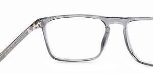 Grey Rectangle Full Rim Unisex Eyeglasses by Lenskart Air-222138
