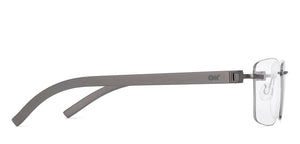 Gunmetal Rectangle Rimless Unisex Eyeglasses by Lenskart Air-225547