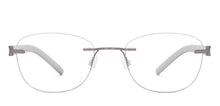 Load image into Gallery viewer, Silver Round Rimless Unisex Eyeglasses by Lenskart Air-225551