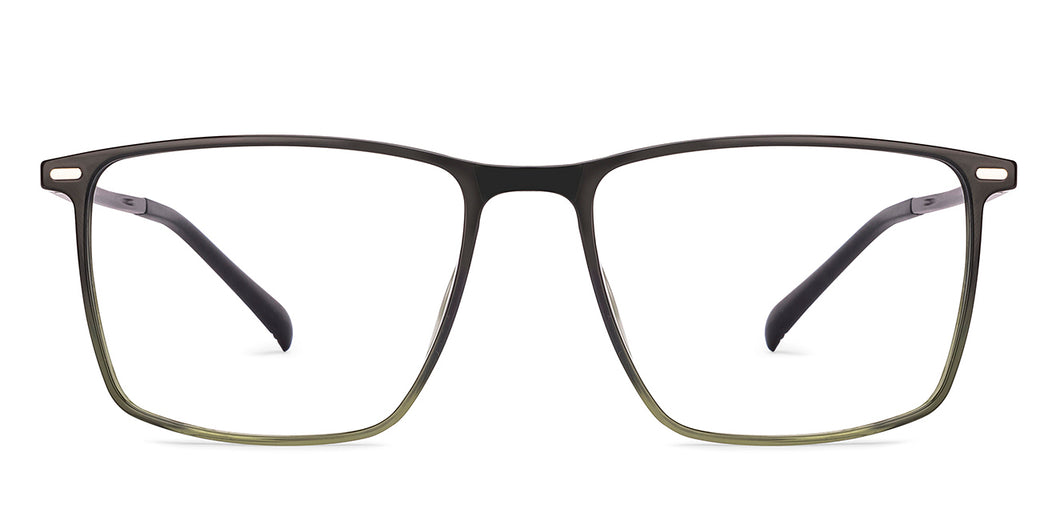 Black Rectangle Full Rim Unisex Eyeglasses by Lenskart Air-225781