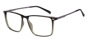 Black Rectangle Full Rim Unisex Eyeglasses by Lenskart Air-225781