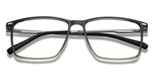 Load image into Gallery viewer, Black Rectangle Full Rim Unisex Eyeglasses by Lenskart Air-225781