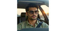 Load image into Gallery viewer, Dark Grey Round Full Rim Unisex Clip-on Eyeglasses by Lenskart Air-228878