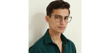 Load image into Gallery viewer, Dark Grey Round Full Rim Unisex Clip-on Eyeglasses by Lenskart Air-228878