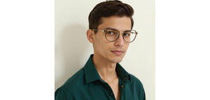 Dark Grey Round Full Rim Unisex Clip-on Eyeglasses by Lenskart Air-228878