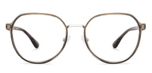 Load image into Gallery viewer, Dark Grey Round Full Rim Unisex Clip-on Eyeglasses by Lenskart Air-228878