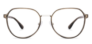Dark Grey Round Full Rim Unisex Clip-on Eyeglasses by Lenskart Air-228878