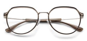 Dark Grey Round Full Rim Unisex Clip-on Eyeglasses by Lenskart Air-228878