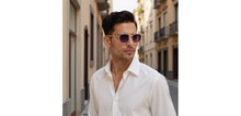 Load image into Gallery viewer, Transparent Pink Hexagonal Full Rim Unisex Clip-on Eyeglasses by Lenskart Air-228879