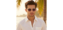 Load image into Gallery viewer, Transparent Pink Hexagonal Full Rim Unisex Clip-on Eyeglasses by Lenskart Air-228879