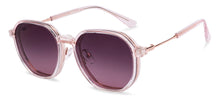 Load image into Gallery viewer, Transparent Pink Hexagonal Full Rim Unisex Clip-on Eyeglasses by Lenskart Air-228879
